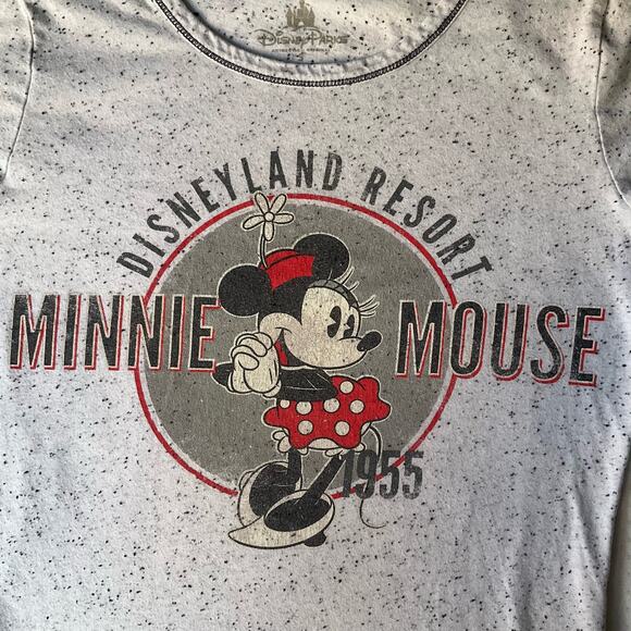 Disney Parks Women’s Short Sleeve T-shirt size S, White, Minnie Mouse Disneyland - Picture 4 of 8